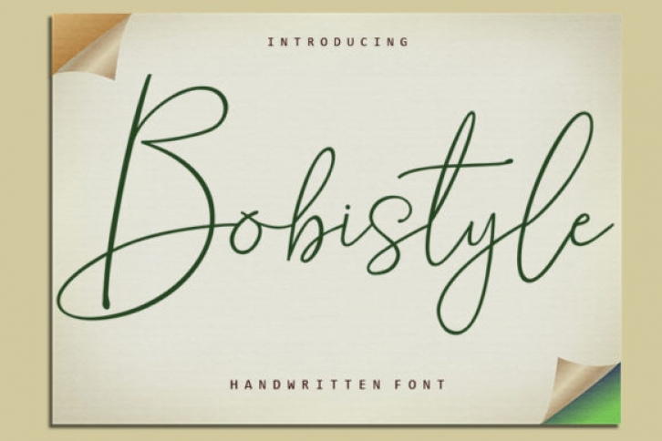 Bobistyle Font Download