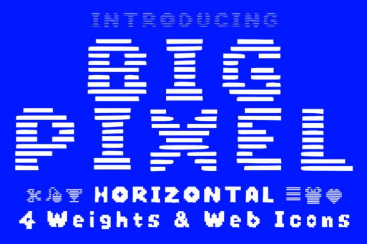 Big Pixel Horizontal Font Download