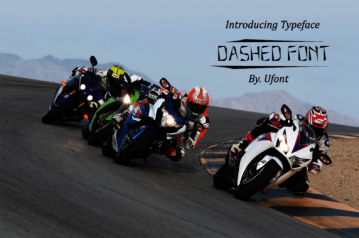 Dashed Font Download