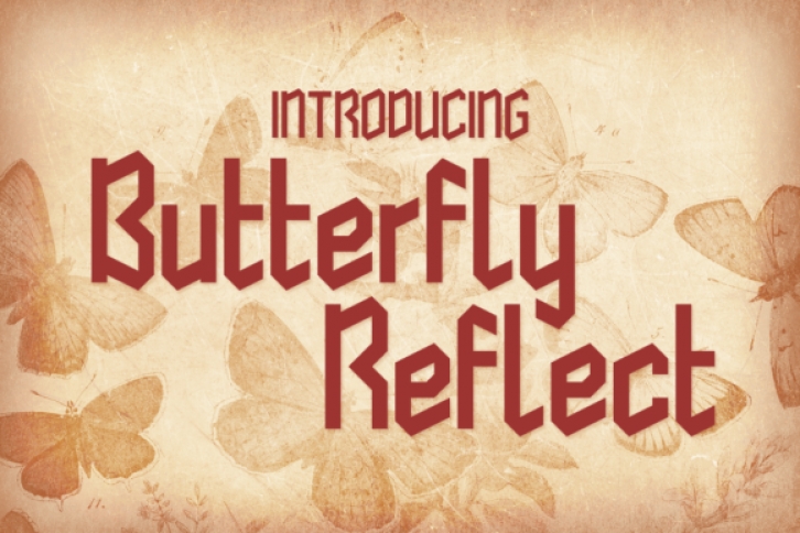 Butterfly Reflect Font Download