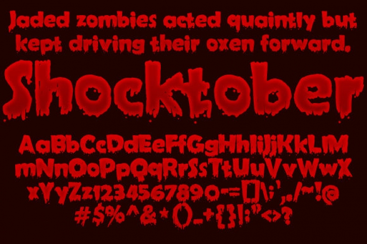 Shocktober Font Download