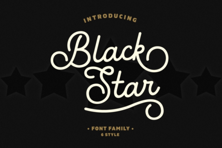 Black Star Family Font Download