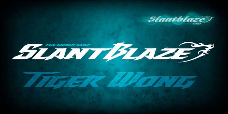Slantblaze Pro Font Download