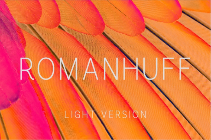 Romanhuff Light Font Download