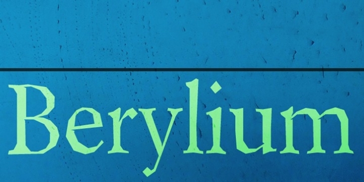 Berylium Font Download