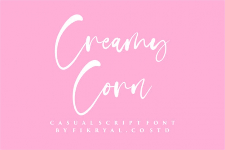 Creamy Corn Font Download