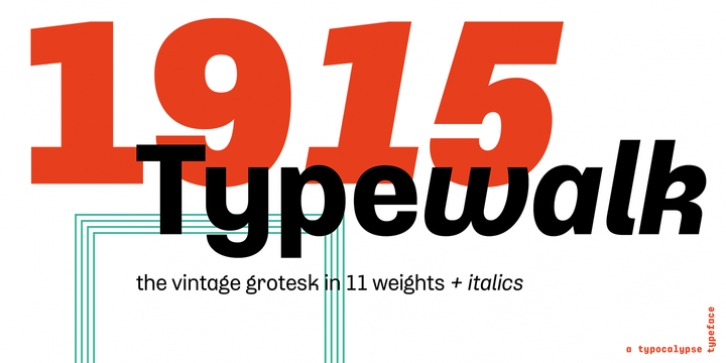 Typewalk 1915 Font Download