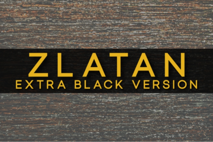 Zlatan Extra Black Font Download