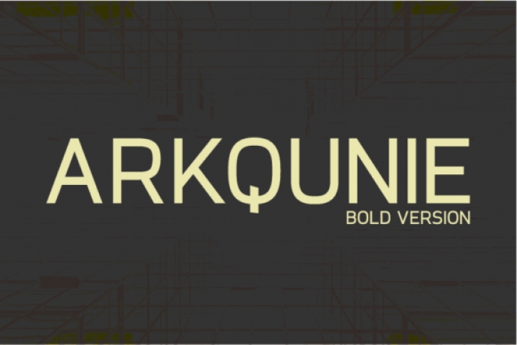 Arkqunie Bold Font Download