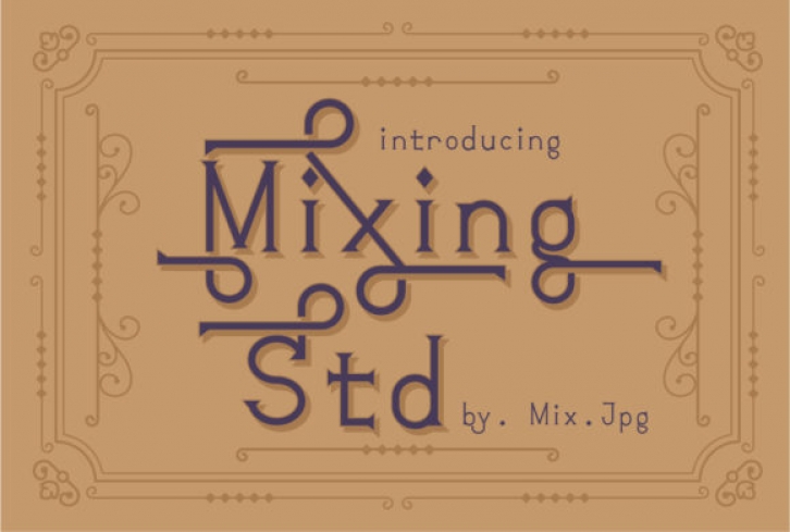 Mixink Std Font Download