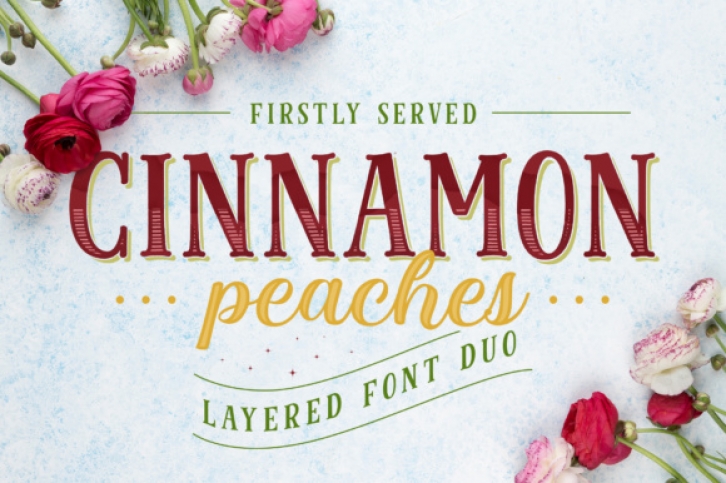 Cinnamon Peaches Family Font Download