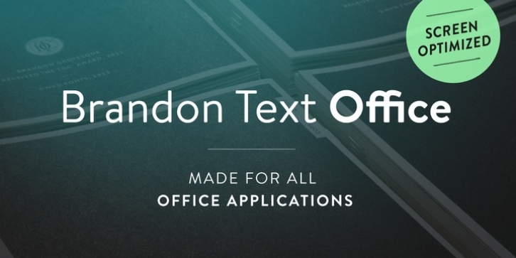 Brandon Text Office Font Download