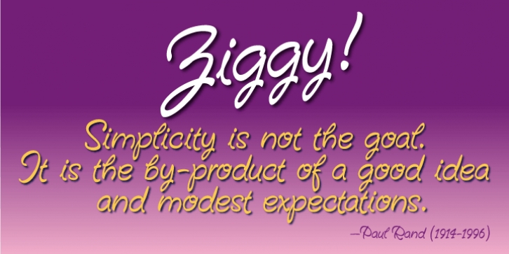 Ziggy Font Download