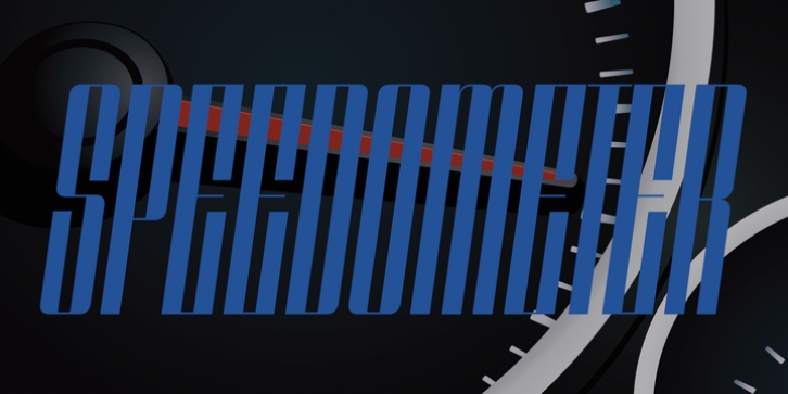 Speedometer Font Download