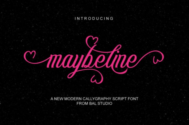 Maybeline Font Download