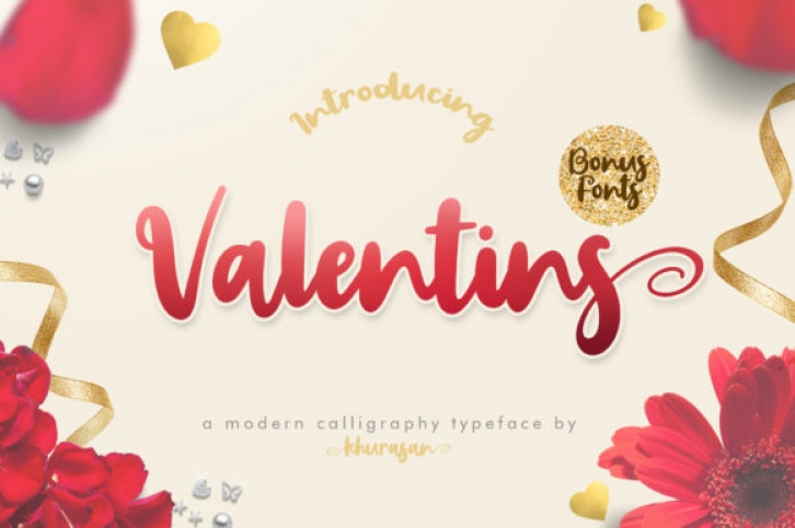 Valentins Trio Font Download