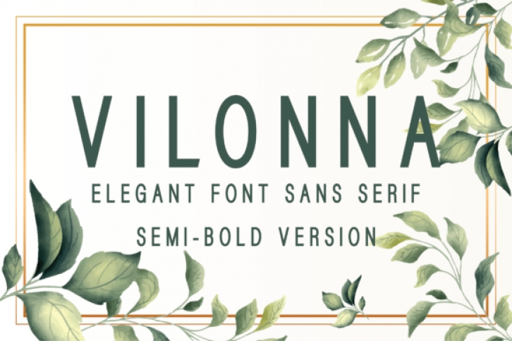 Vilonna Semi-Bold Font Download