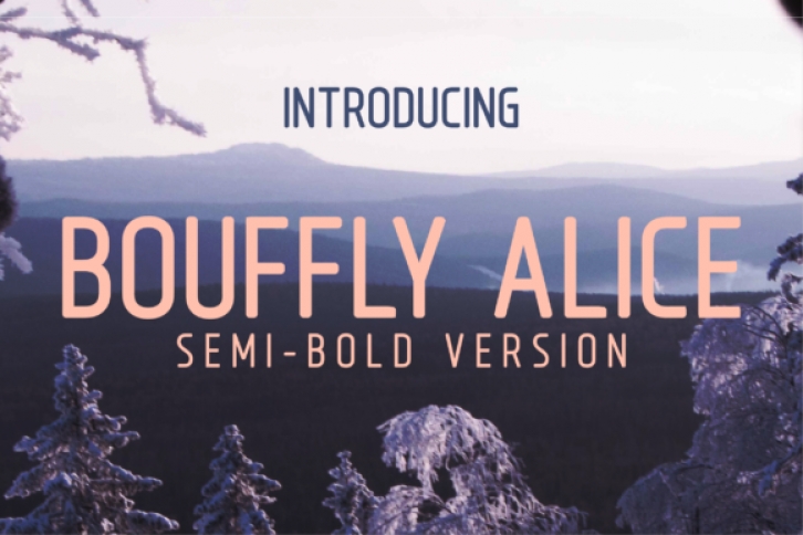 Bouffly Alice Semi-Bold Font Download