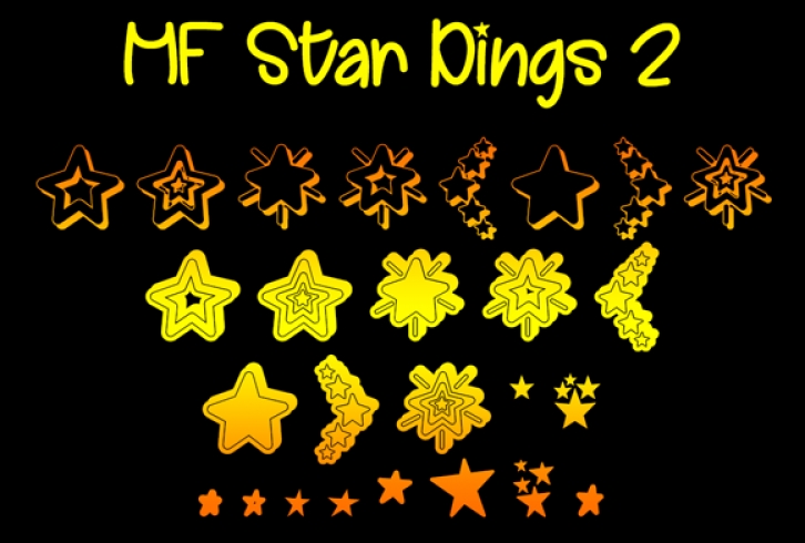 MF Star Dings 2 Font Download