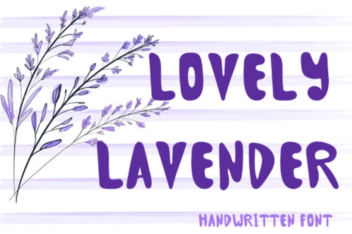 Lovely Lavender Font Download
