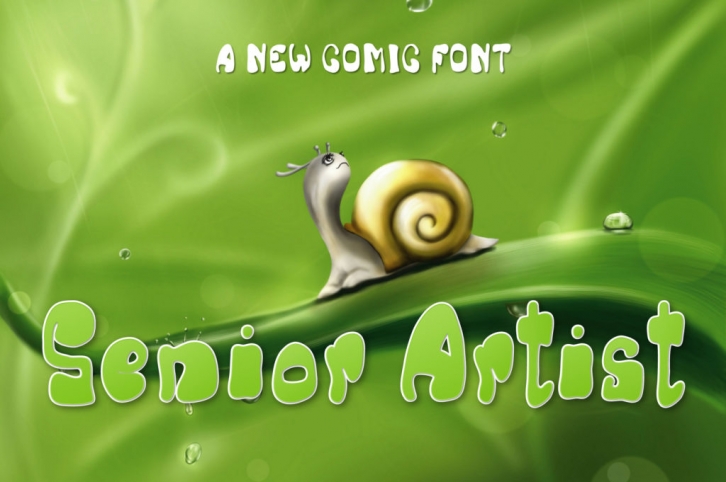 Senior Artist Font Download