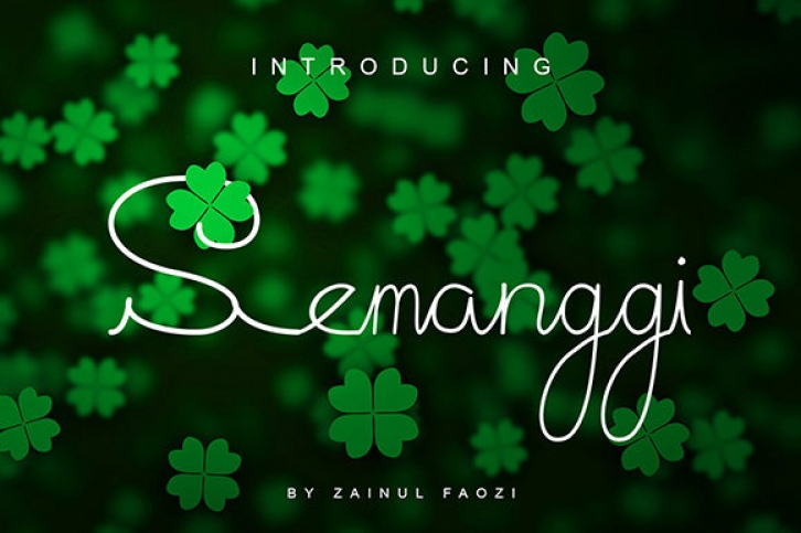 Semanggi Font Download