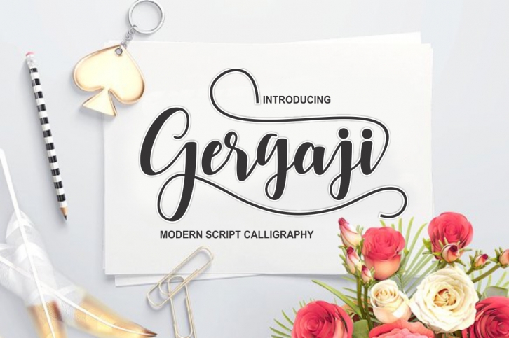 Gergaji Font Download