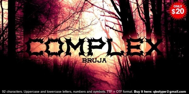 Complex Bruja Font Download