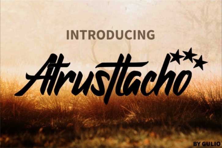 Atrusttacho Font Download