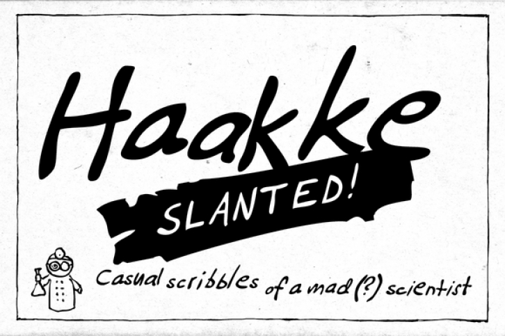 Haakke Slanted Font Download