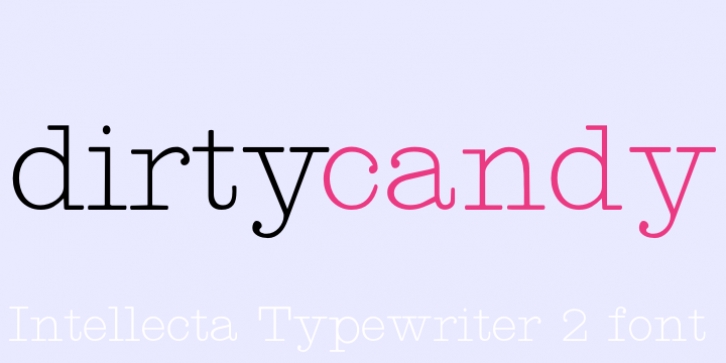 Intellecta Typewriter 2 Font Download