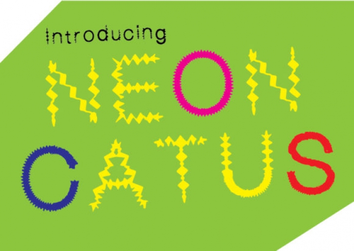 Neon Cactus Font Download