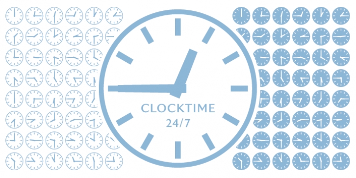 Clocktime Font Download