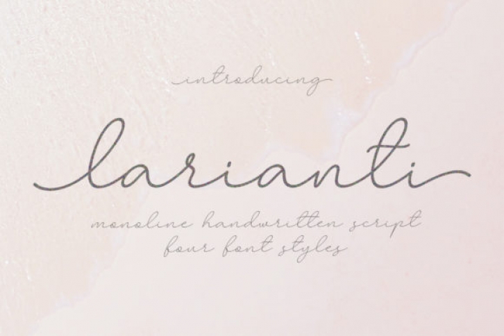 Larianti Monoline Font Download