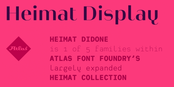 Heimat Display Font Download