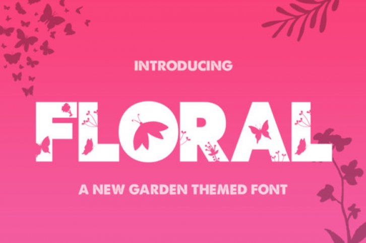 Floral Font Download