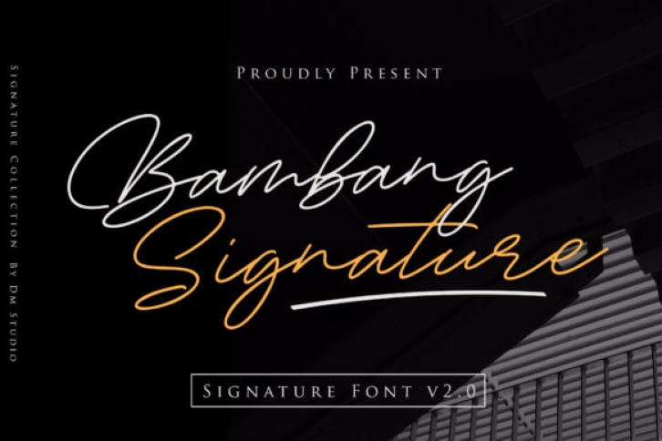 Bambang Signature Font Download