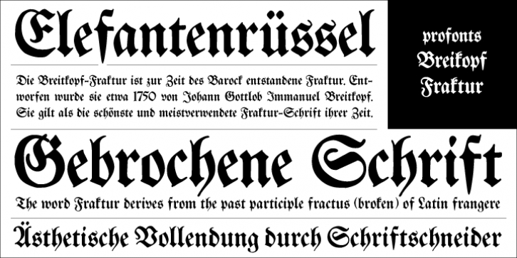 Breitkopf Fraktur Font Download