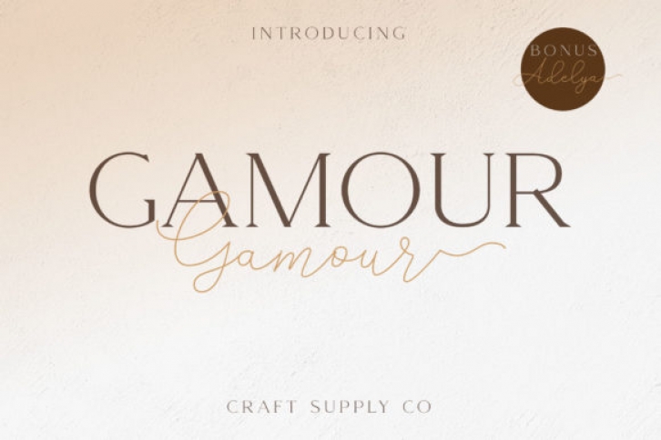 Gamour Font Download