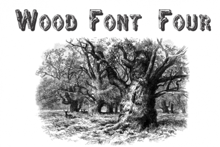 Wood Four Font Download