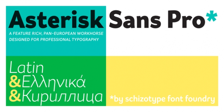 Asterisk Sans Pro Font Download