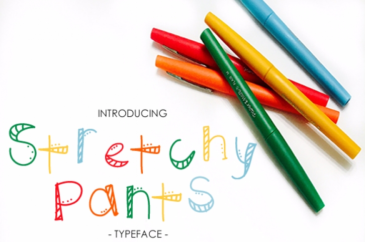 Stretchy Pants Font Download