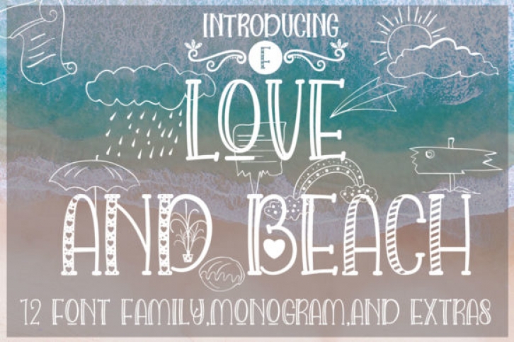 Love and Beach Font Download
