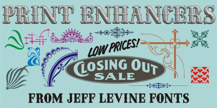 Print Enhancers JNL Font Download