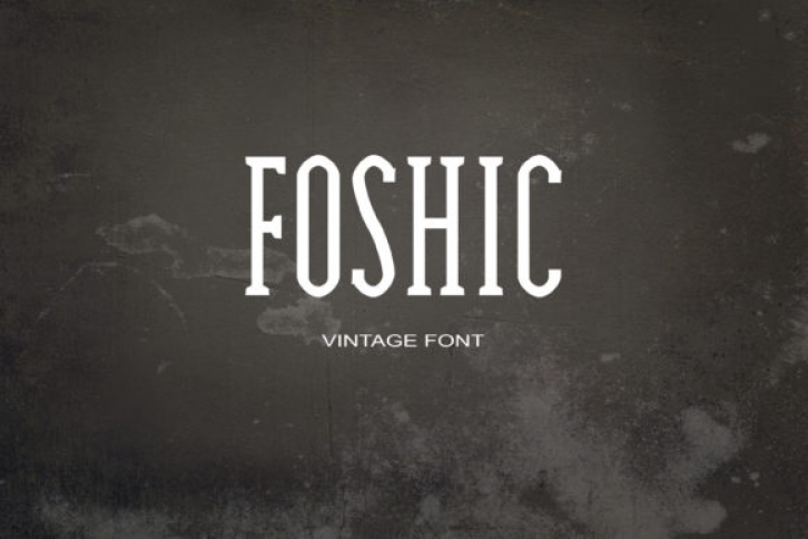 Foshic Font Download