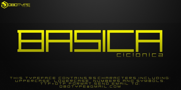 Basica Ciclonica Font Download