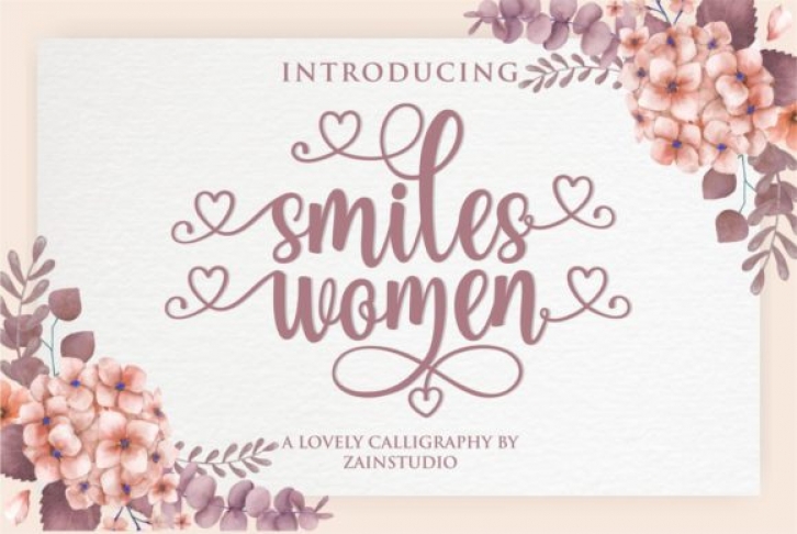 Smiles Women Font Download