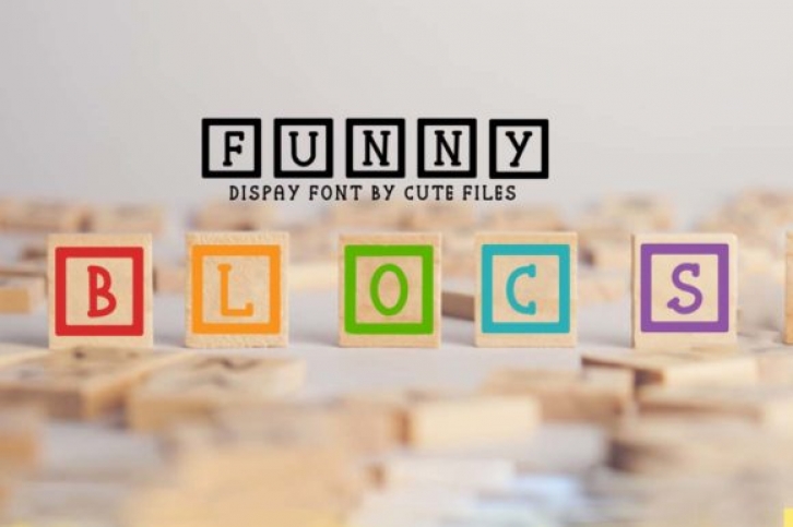 Funny blocks Font Download