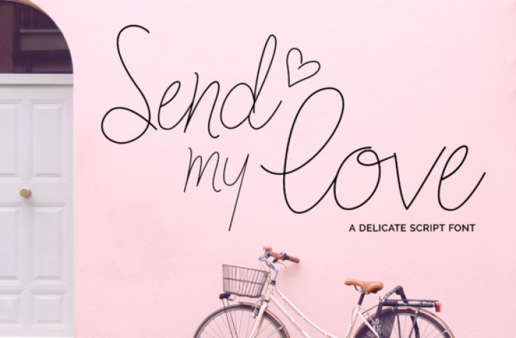 Send My Love Font Download
