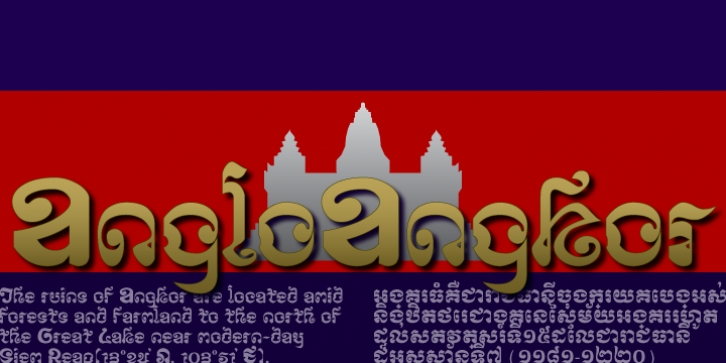 AngloAngkor Font Download